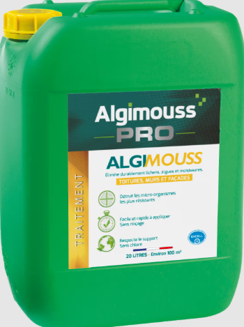 ALGIMOUSS 20 L - Traitement curatif et préventif toiture, mur et façade AGZ000719216