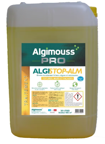 ALGISTOP ALM 20 L - Traitement curatif et préventif toiture, mur et façade AGZ000719237
