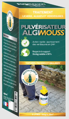 ALGIMOUSS Pulvérisa 5 L - Traitement curatif et préventif toiture, mur et façade AGZ000719217